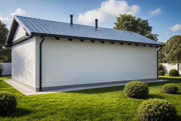  Projekt garażu G155 - Budynek garażowy (PRA1138) - projekt garażu parterowego - Zdjęcie 2