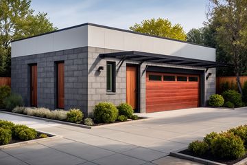  Projekt garażu G165 - Budynek garażowo - gospodarczy (PRA1140) - projekt garażu parterowego - Zdjęcie 1