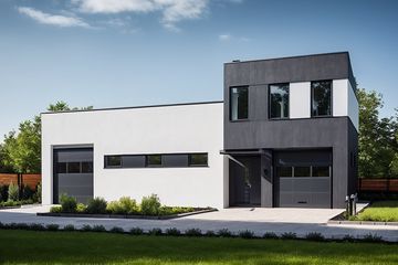  Projekt garażu G184 - Budynek garażowo - magazynowy (PRA1144) - projekt garażu parterowego - Zdjęcie 1