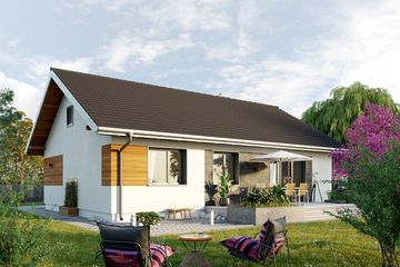  Projekt domu Domino Rex (1450) (KRD2573) - projekt domu parterowego - Zdjęcie 3