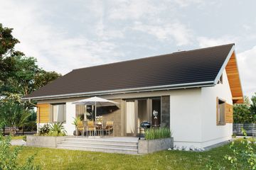  Projekt domu Domino Rex (1450) (KRD2573) - projekt domu parterowego - Zdjęcie 4