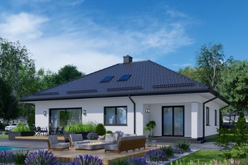  Projekt domu APS 180 + 2G NEW (LUA1279) - projekt domu parterowego - Zdjęcie 2