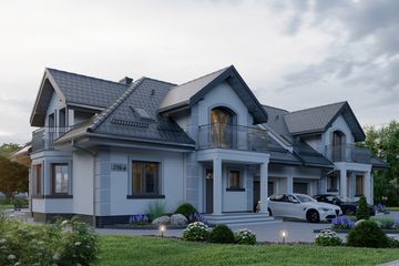  Projekt domu APS 216 (LUA1282) - projekt domu parterowego z poddaszem - Zdjęcie 3