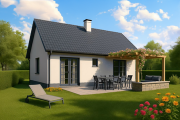  Projekt domu Kajtek (WRD2058) - projekt domu parterowego - Zdjęcie 2