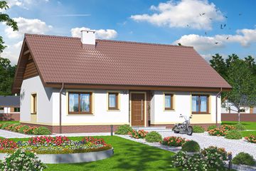  Projekt domu Talia mała (WOE1065) - projekt domu parterowego - Zdjęcie 1