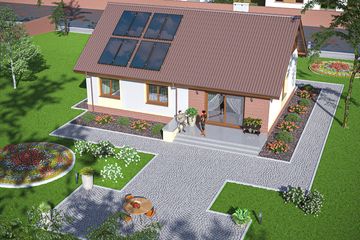  Projekt domu Talia mała (WOE1065) - projekt domu parterowego - Zdjęcie 4