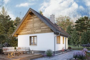  Projekt domu Ziarko (1458) (KRD2583) - projekt domu parterowego - Zdjęcie 3