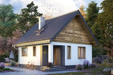  Projekt domu Ziarko (1458) (KRD2583) - projekt domu parterowego - Zdjęcie 1