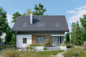  Projekt domu Zojka Nano (1459) (KRD2584) - projekt domu parterowego z poddaszem - Zdjęcie 3