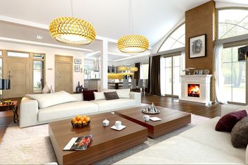  Projekt domu Rezydencja Parkowa 2 (WAH1590) - projekt domu parterowego - Zdjęcie 6