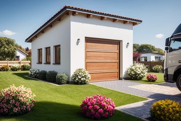  Projekt garażu G122 - Budynek garażowo - gospodarczy (PRA1154) - projekt garażu parterowego - Zdjęcie 1