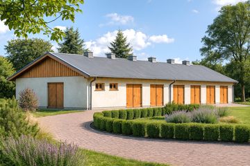  Projekt chlewni WB-3518 (KRA3744) - projekt chlewni parterowego - Zdjęcie 1