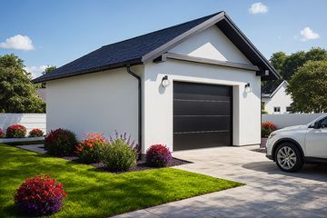  Projekt garażu G137 - Budynek garażowy (PRA1155) - projekt garażu parterowego - Zdjęcie 1