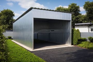  Projekt garażu G143 - Budynek garażowy (PRA1162) - projekt garażu parterowego - Zdjęcie 1