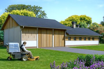  Projekt obory WB-3602 (KRA3750) - projekt obory parterowego - Zdjęcie 1