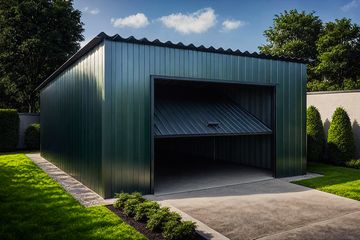  Projekt garażu G148 - Budynek garażowy (PRA1160) - projekt garażu parterowego - Zdjęcie 1