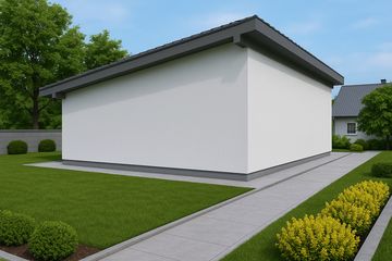  Projekt garażu G149 - Budynek garażowy (PRA1161) - projekt garażu parterowego - Zdjęcie 2