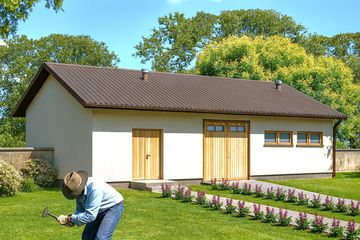  Projekt budynku gospodarczego WB-3702 (KRA3758) - projekt budynku parterowego - Zdjęcie 2