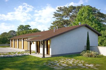  Projekt budynku gospodarczego WB-3708 (KRA3761) - projekt budynku parterowego - Zdjęcie 1