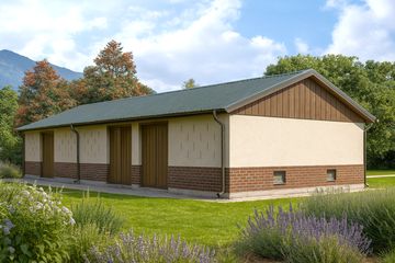  Projekt stodoły WB-3802 (KRA3774) - projekt stodoły parterowego - Zdjęcie 1