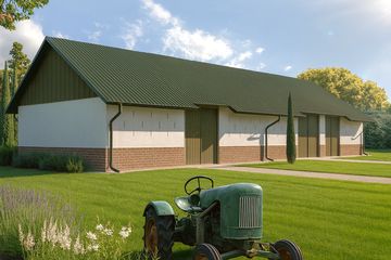  Projekt stodoły WB-3803 (KRA3775) - projekt stodoły parterowego - Zdjęcie 1