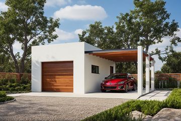  Projekt garażu G174 - Budynek garażowy (PRA1166) - projekt garażu parterowego - Zdjęcie 1