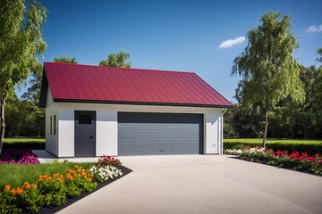  Projekt garażu G179 - Budynek garażowy (PRA1168) - projekt garażu parterowego - Zdjęcie 1