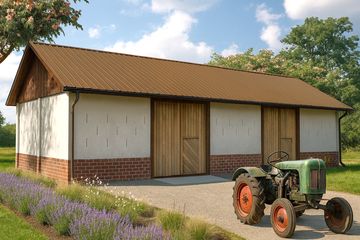  Projekt stodoły WB-3838 (KRA3781) - projekt stodoły parterowego - Zdjęcie 1