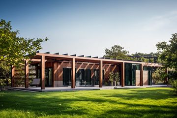  Projekt domu letniskowego G183 - Budynek rekreacyjny (PRA1171) - projekt domu letniskowego parterowego - Zdjęcie 1