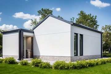  Projekt garażu G187 - Budynek garażowy (PRA1172) - projekt garażu parterowego - Zdjęcie 2