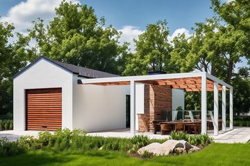  Projekt garażu G188 - Budynek garażowo - gospodarczy (PRA1173) - projekt garażu parterowego - Zdjęcie 1