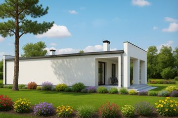  Projekt sauny G202 - Budynek rekreacyjny z sauną (PRA1175) - projekt sauny parterowego - Zdjęcie 2