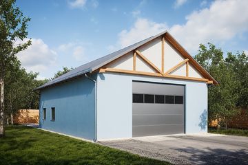  Projekt budynku gospodarczego G220 - Budynek gospodarczy (PRA1176) - projekt budynku parterowego - Zdjęcie 2