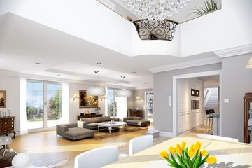  Projekt domu Willa Anna Maria (WAH1591) - projekt domu z pełnym piętrem - Zdjęcie 6