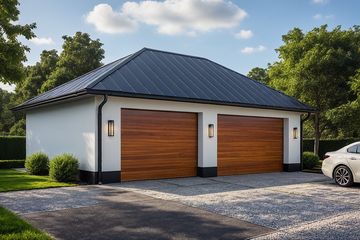  Projekt garażu G217 - Budynek garażowy (PRA1188) - projekt garażu parterowego - Zdjęcie 1