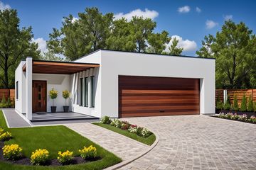  Projekt garażu G199 - Budynek garażowo - gospodarczy (PRA1184) - projekt garażu parterowego - Zdjęcie 1