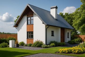  Projekt domu letniskowego G193 - Budynek letniskowy (PRA1185) - projekt domu letniskowego parterowego z poddaszem - Zdjęcie 2