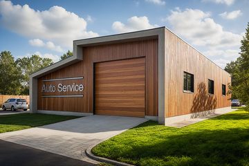  Projekt warsztatu G209 - Budynek warsztatowy (PRA1195) - projekt warsztatu parterowego - Zdjęcie 2