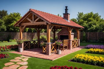  Projekt altany G139 - Altana ogrodowa (PRA1201) - projekt altany parterowego - Zdjęcie 1