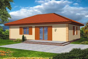  Projekt domu Jak marzenie (WAH1009) - projekt domu parterowego - Zdjęcie 2