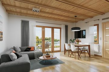  Projekt domu Sosenka (WAH1021) - projekt domu parterowego z poddaszem - Zdjęcie 4