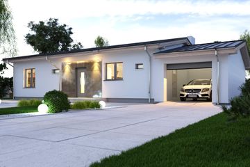  Projekt domu Nina C Plus (WRD2179) - projekt domu parterowego - Zdjęcie 3