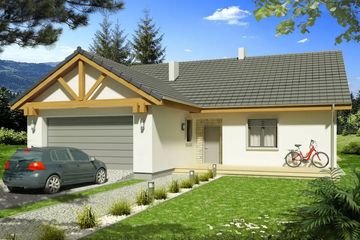  Projekt domu Ambrozja 2d (WRD2248) - projekt domu parterowego z poddaszem - Zdjęcie 1