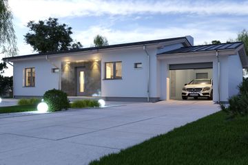  Projekt domu Nina B Plus (WRD2186) - projekt domu parterowego - Zdjęcie 1