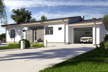  Projekt domu Nina B Plus (WRD2186) - projekt domu parterowego - Zdjęcie 2