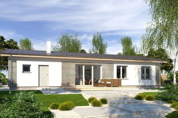  Projekt domu Nina D Plus (WRD2175) - projekt domu parterowego - Zdjęcie 3