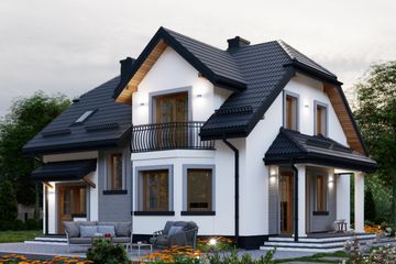  Projekt domu APS 142 (LUA1162) - projekt domu parterowego z poddaszem - Zdjęcie 4