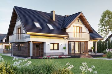  Projekt domu Heliotrop Max (1464) (KRD2588) - projekt domu parterowego z poddaszem - Zdjęcie 3