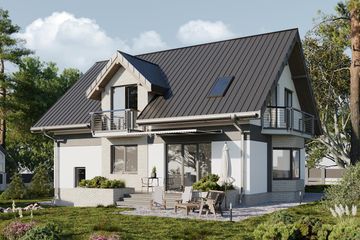  Projekt domu Zojka Stok (1469) (KRD2591) - projekt domu parterowego z poddaszem - Zdjęcie 5