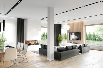  Projekt domu Oceanic (WAH1593) - projekt domu z pełnym piętrem - Zdjęcie 4